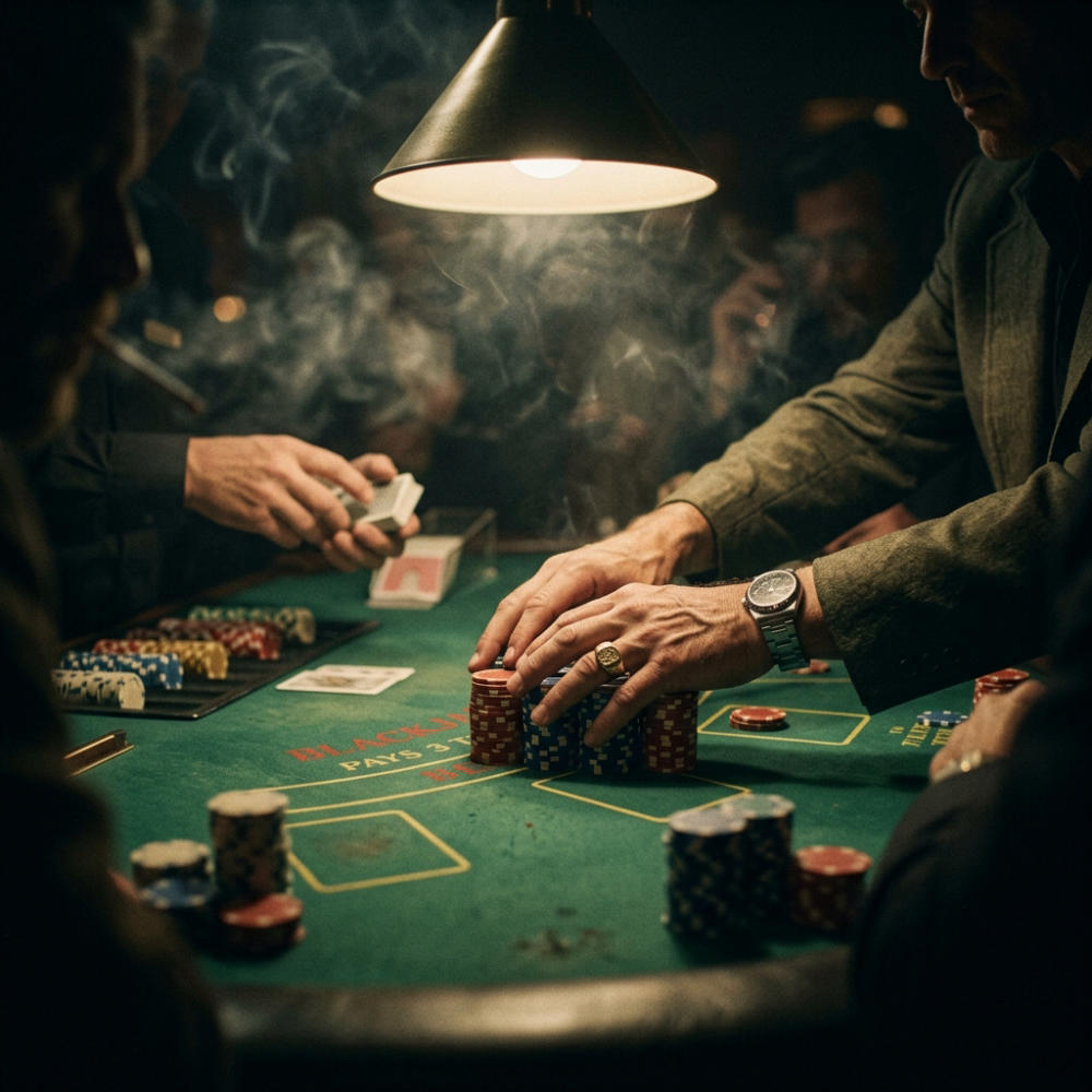 The blackjack table where Fred Smith bet his company's last $5,000.